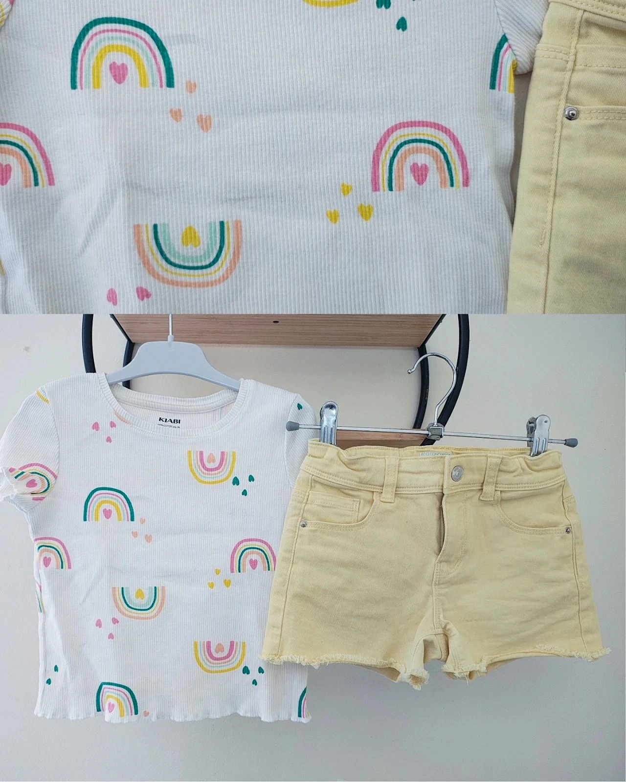 6 ans ensemble été Kiabi teeshirt et short